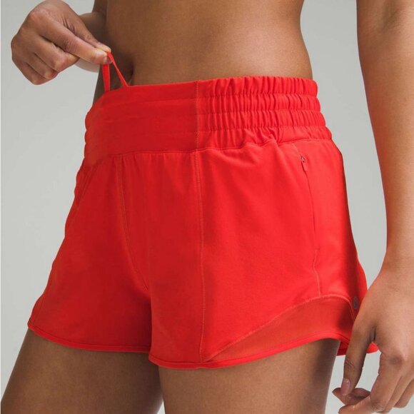 Lululemon Hotty Hot High-Rise Lined Short 2.5" Hot Heat - Picture 1 of 6
